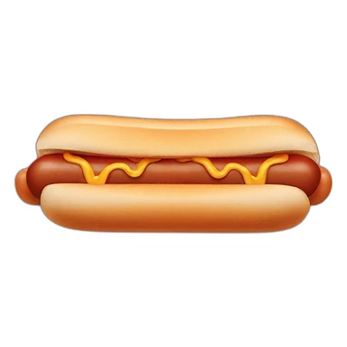 Dog in hot dog  sticker