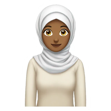 Hijabi with love  sticker