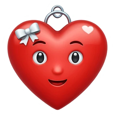 Christmas can emoji heart shaped sticker
