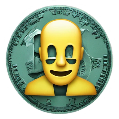 Cyber dollar symbol  sticker