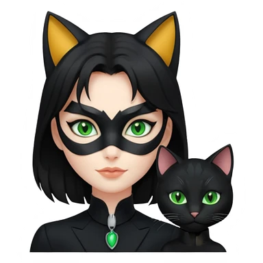 Cat woman sticker