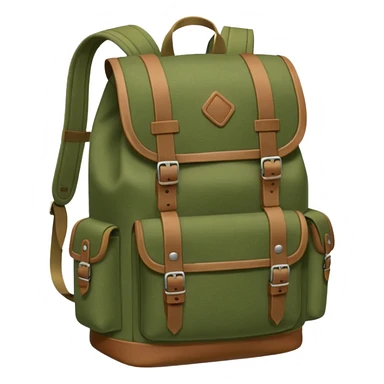 army backpack emoji sticker