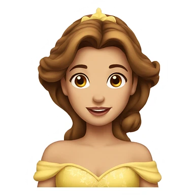 Princess belle sticker