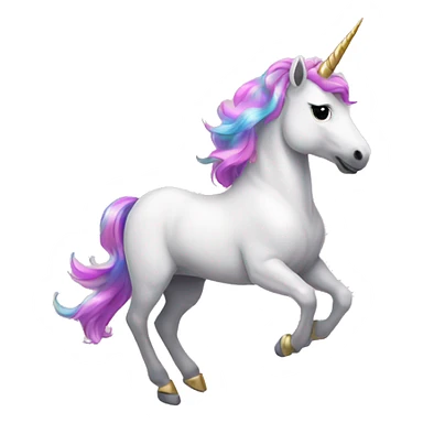 disco unicorn sticker