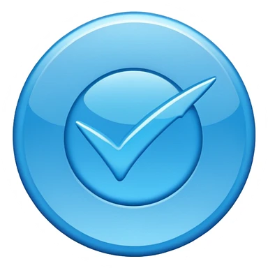 Instagram blue tick mark sticker