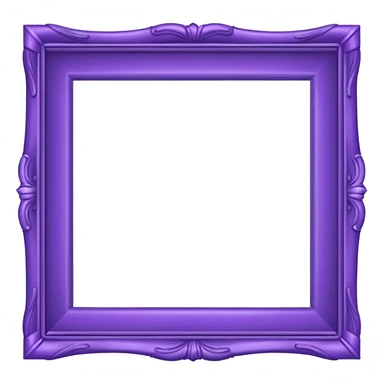 Purple empty frame sticker