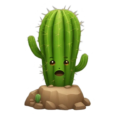 cactus human sticker