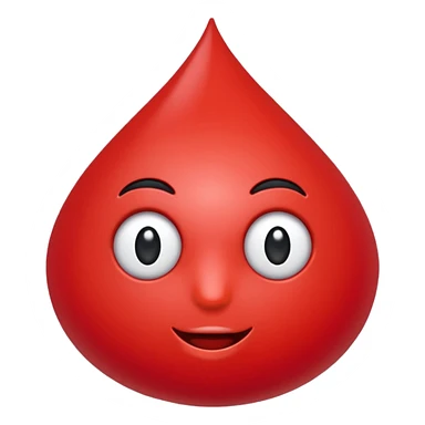Emoji de un rubí rojo sticker