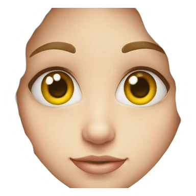 heterochromia smily face sticker