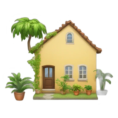 Casa para plantas sticker