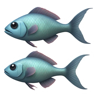 Fish walking sticker