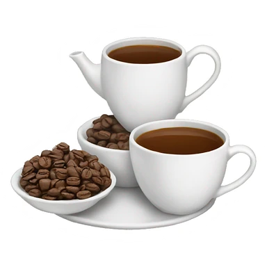 Gift basket tea coffee sticker