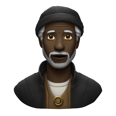 old black moon sticker