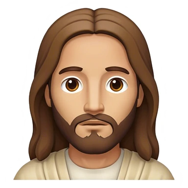 Jesus on his 40 day fast sticker