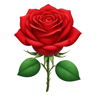 Cute rose sticker