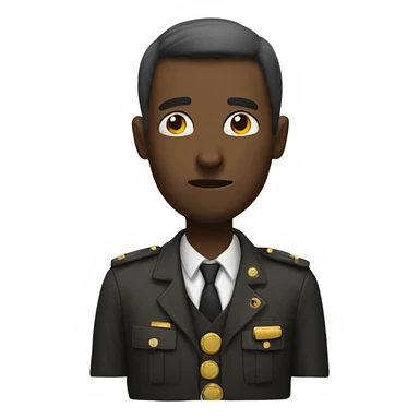 Man who uses a bullet thing to help him think sticker