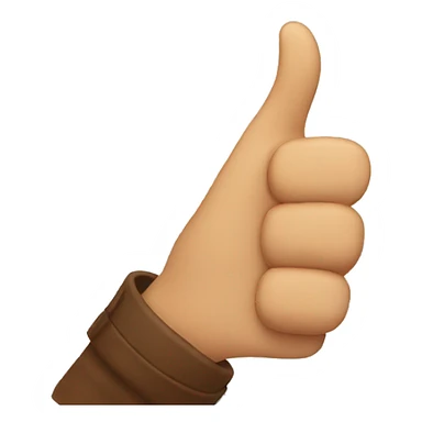 Two Thumbs me sticker
