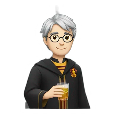 Harry potter drinking vodka sticker