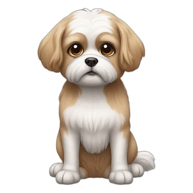 Perrito shitzu sticker