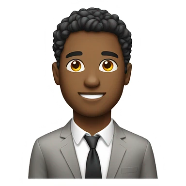 Young professional man sticker