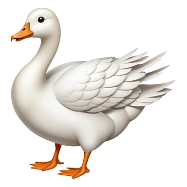 Crazy goose sticker