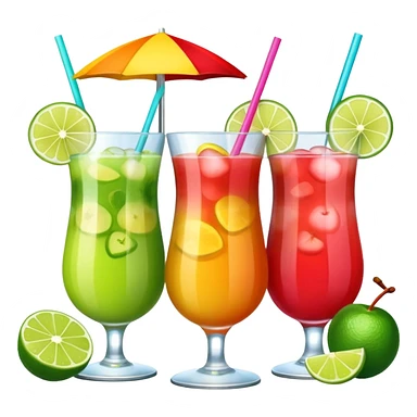 Tropical drinks in Cabo sticker