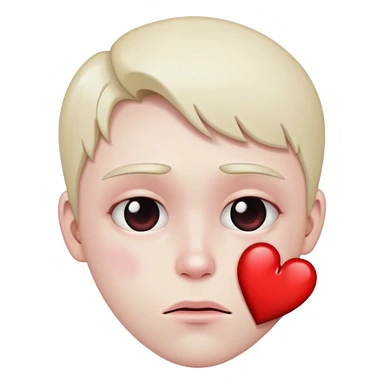 Brocken heart sticker