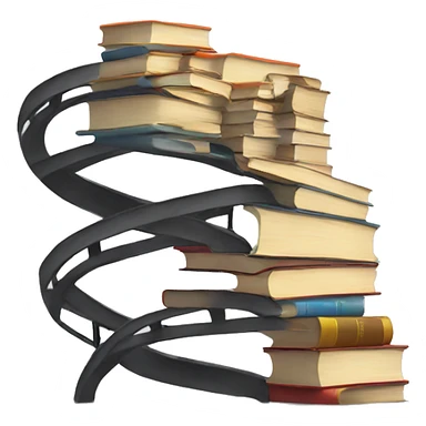 Book rollercoaster sticker