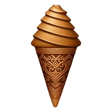henna cone sticker