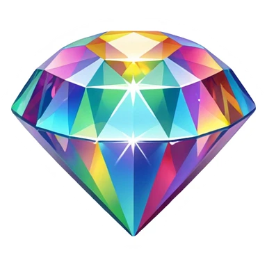 Rainbow Diamond sticker