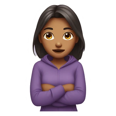 a girl calm down sticker