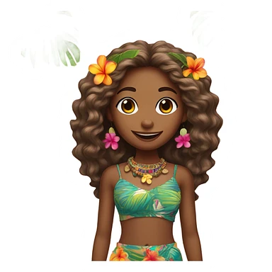 Coconut girl sticker