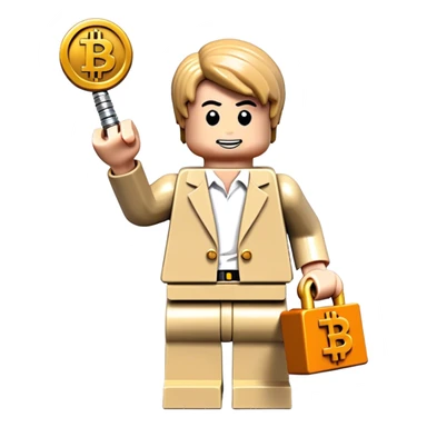 lego homme hackeur bitcoin sticker