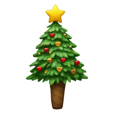 Christmas tree With love sticker