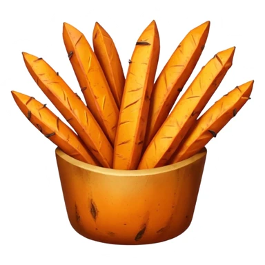 Sweet potato fries sticker