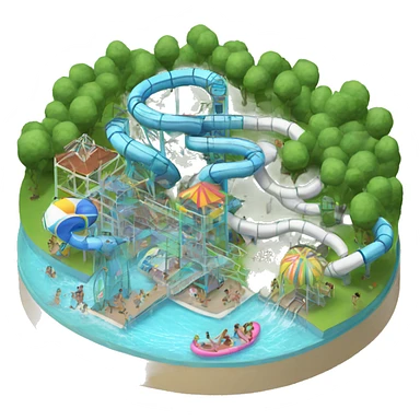 Water park  sticker