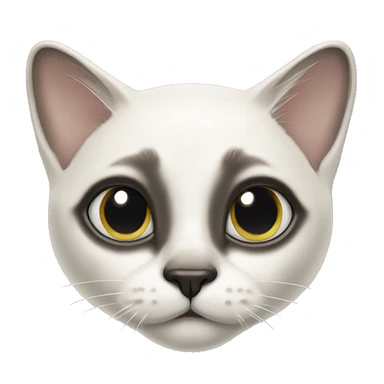White Siamese Cat sticker