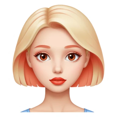 Coral clean girl aesthetic  sticker