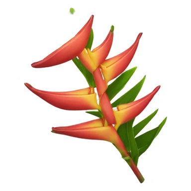 Heliconia sticker