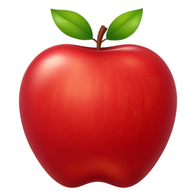 A for apple  sticker