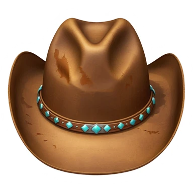 Cowboy hat sticker