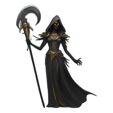 Reaper goddess sticker