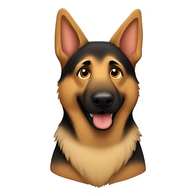 stuffed german shepherd  sticker