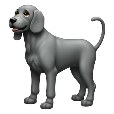 Black standing on 4 legs sticker