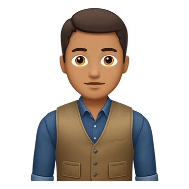 man in Vests sticker