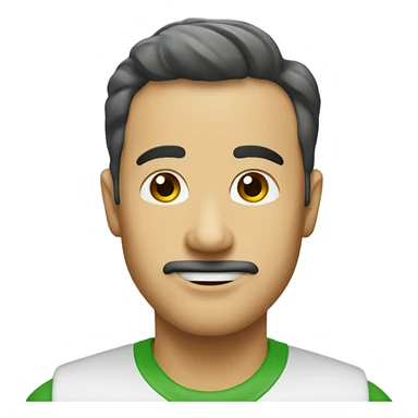 One green soyabean sticker