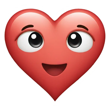 Heart with emoji sticker
