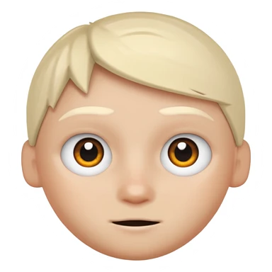 add the standard roblox eyes without any glow or smth sticker