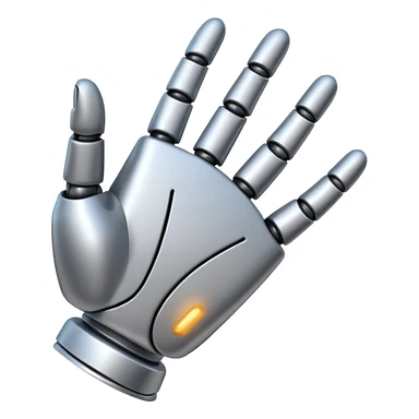 robot hand sticker