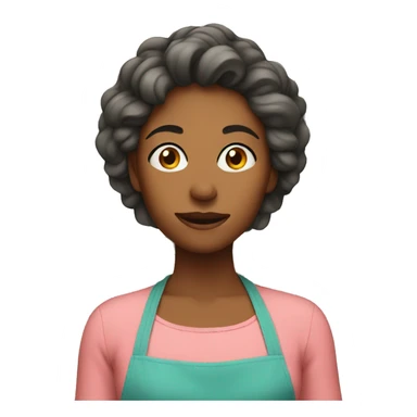 Woman in the kitchen  sticker